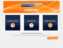 Tablet Screenshot of notaris.com