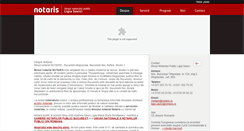 Desktop Screenshot of notaris.ro
